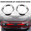 2 st ABS Krom Främre Dimljus Ljus Cover Trim Passar För Toyota CHR 2017 2018