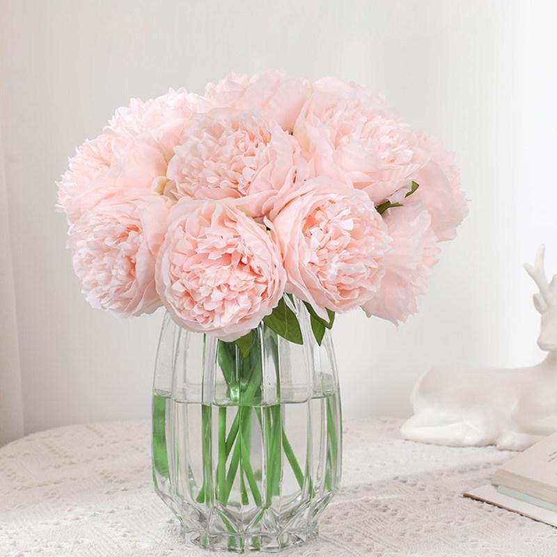 Large Artificial Peony Bouquet for Home Decoration and Weddings