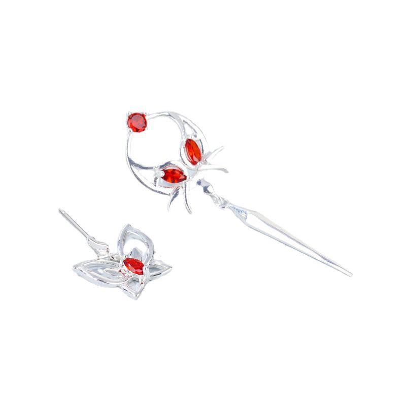 1Pair Anime Tian Guan Ci Fu Earring Heaven Official'S Blessing Hua Cheng Xie Lian Women Irregular Ear Stud Pendant Jewelry Gifts