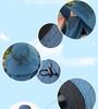 Gergeous UV Protection Outdoor Summer Sun Wide Perfect for and More Women's Hat, Hat, Cap, Protection, Brim, Foldable, Lightweight, Farming,