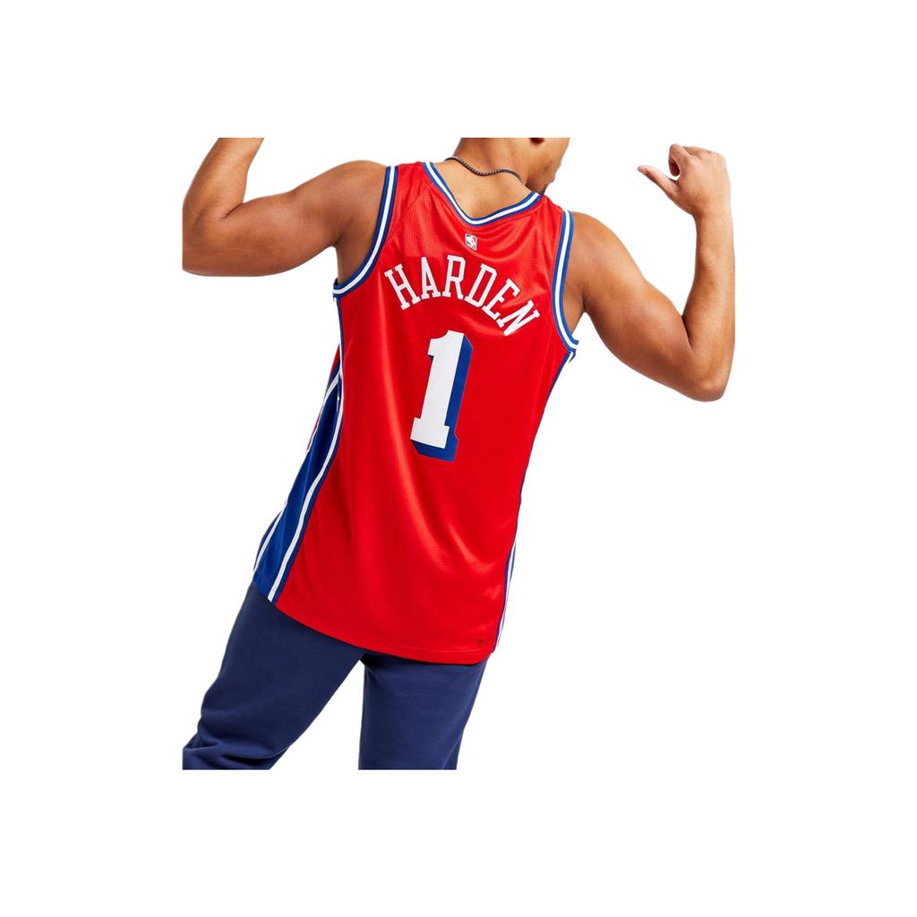 New JORDAN Harden Philadelphia 76ers Nba Statement Jersey DO9539-664