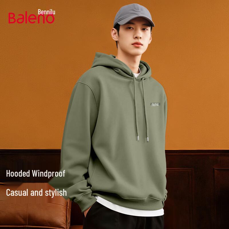 Baleno Men's Casual Hooded Sweatshirt