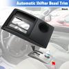 Black Center Console Shifter Bezel Shift Panel Cover Cup Holder Compatible With Toyota Tacoma 2005-2015 Gear Shift Trim