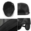 Winter Cold-Proof Warm-Keeping Forward Cap Outdoor Velvet Windproof Ear Protection Adjustable Cap for The Elderly