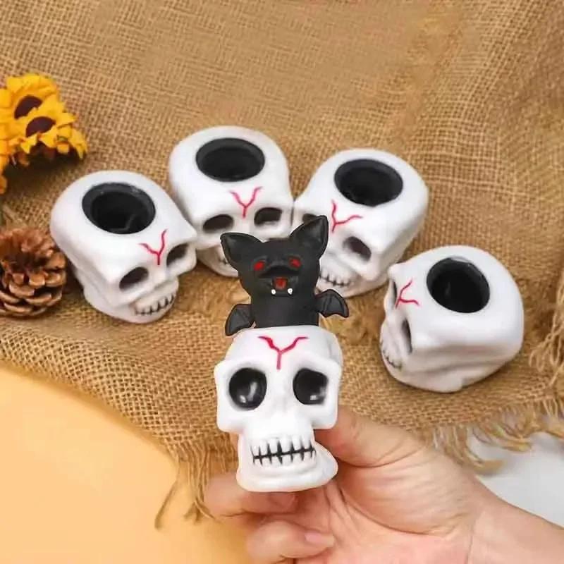 Funny Pumpkin Squirrel Astronaut Block Squeeze Anti-Stress Hide And Seek Figures Stress Relief Fidget S For