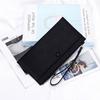 Ladies Zipper Wallet Lightweight Top Grain Leather Wallet Wristlet Clutch Wallet Top Grain For Shopping Dating Evening Events