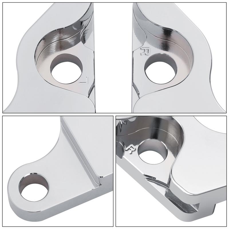 Motorcycle 1" Rear Shock Lowering Kit For Harley VRSC V-ROD VROD 2002-2017 2016 2015 2014 2013 Chrome/Black