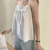Women's Plus Size Cotton Linen Embroidered Camisole Vest - Spring/Summer Loose Base Layer Top