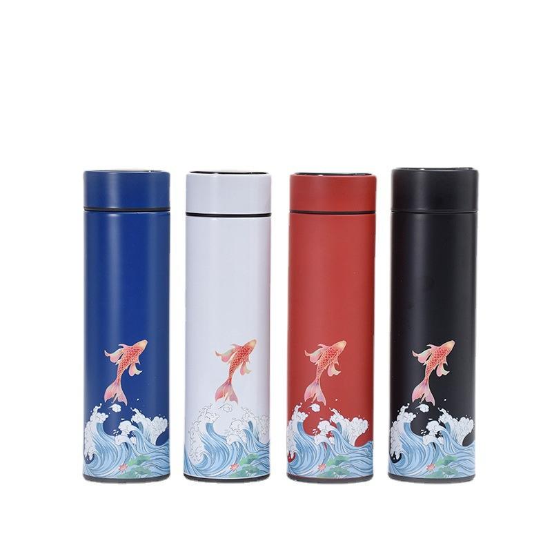 Gift Stainless Steel Smart Insulated Mug Double Vacuum Straight Mug Gift Mugs