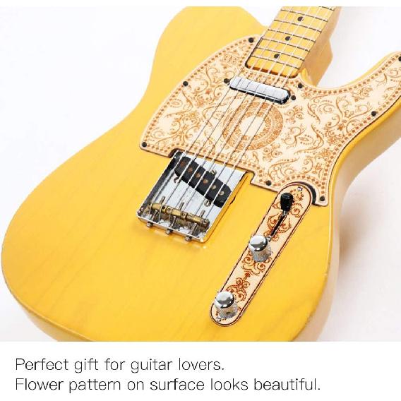Telecaster Pickguard, Maple Wood Telecaster Control Plate, Guitar Pickguard Suitable for TL Electric Guitar