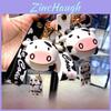 Adorable Korean Style Cartoon Cow Keychain Silicone Bag Charm Gift For All Occasions