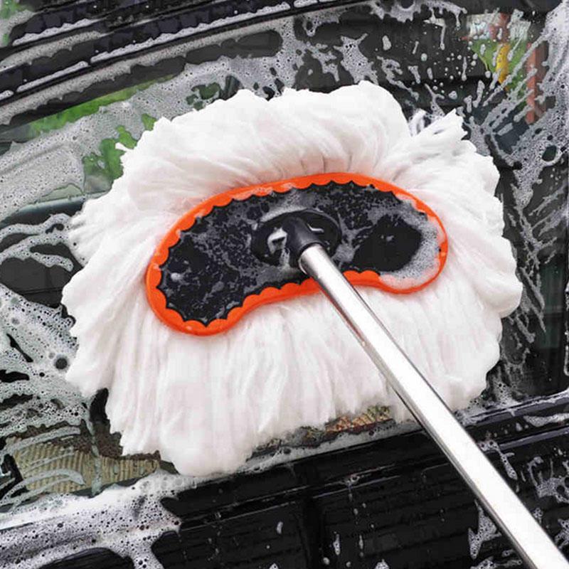 1Pcs Cleaning Brush Car Wash Duster Wax Adjustable Telescoping Dusting Cleaning Brushes Tools Wiping Mop