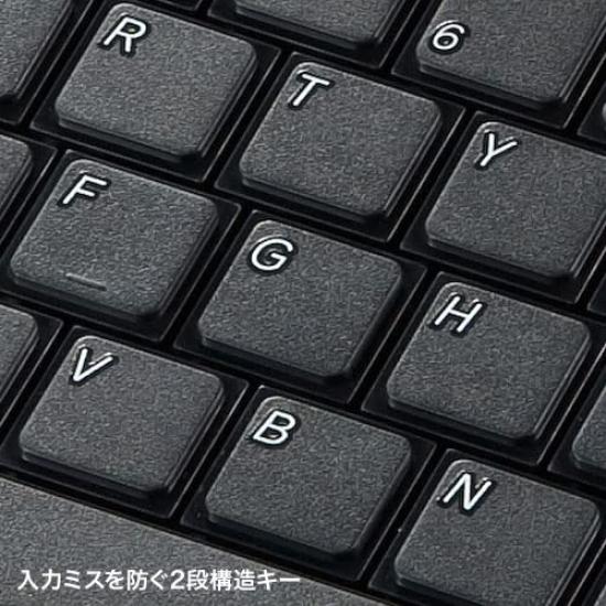 Sanwa Supply SKB-E3UN English Layout USB Slim Keyboard (Black)