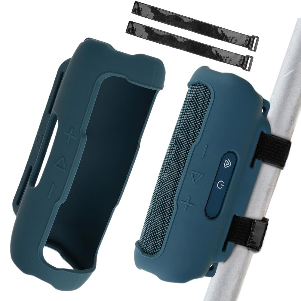 Housse Souple de Voyage Portable avec Bandoulière Coque de Protection en Silicone pour Enceinte Bluetooth JBL FLIP 7