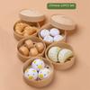 22/31/44/84PCS Miniature Steamer Buns Simulation Kitchen Toy Multicolor Chinese Breakfast Toy  Gift
