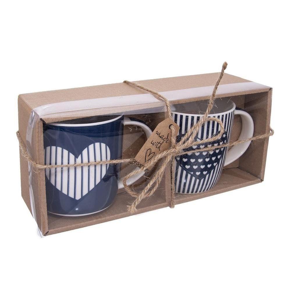 Porcelain mugs 390 ml 2 pcs.