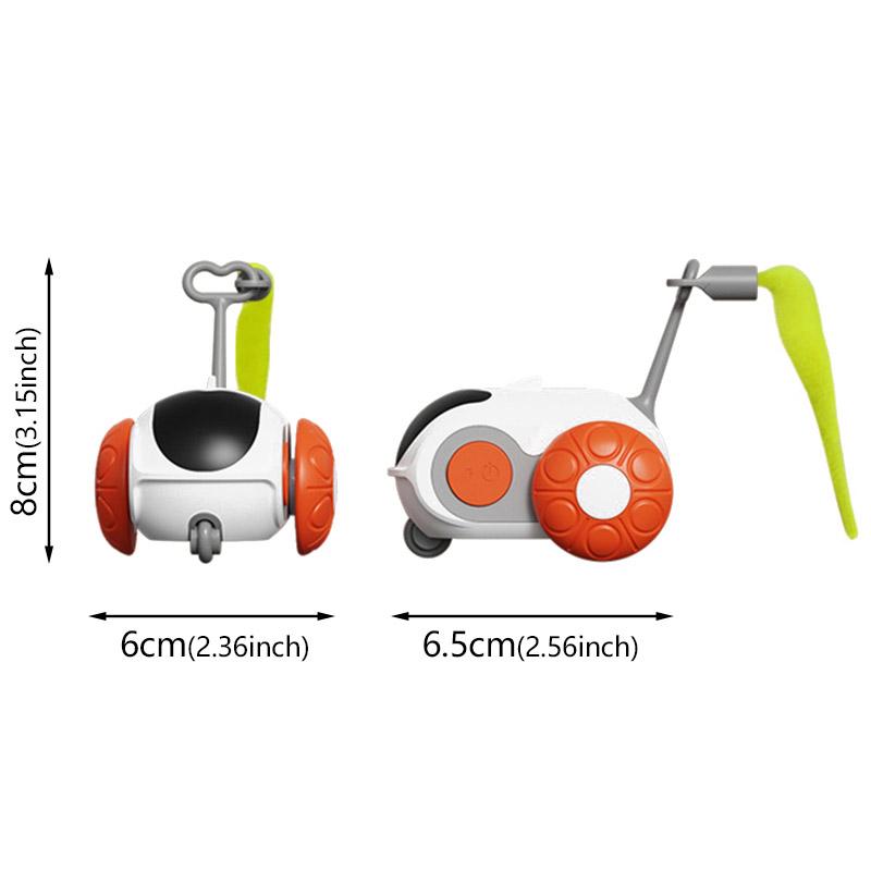 Electric Pet Car Toy Remote Control Sports Self Entertainment Toy for Cats Dogs Interactive Playing Kitten Training Pet Supplies