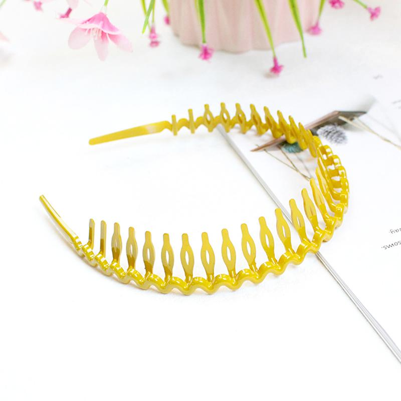 1Pc Headband Convenient Wave Big Comb Simple Hairband Fashion Headdress Hair Hoop Plastic