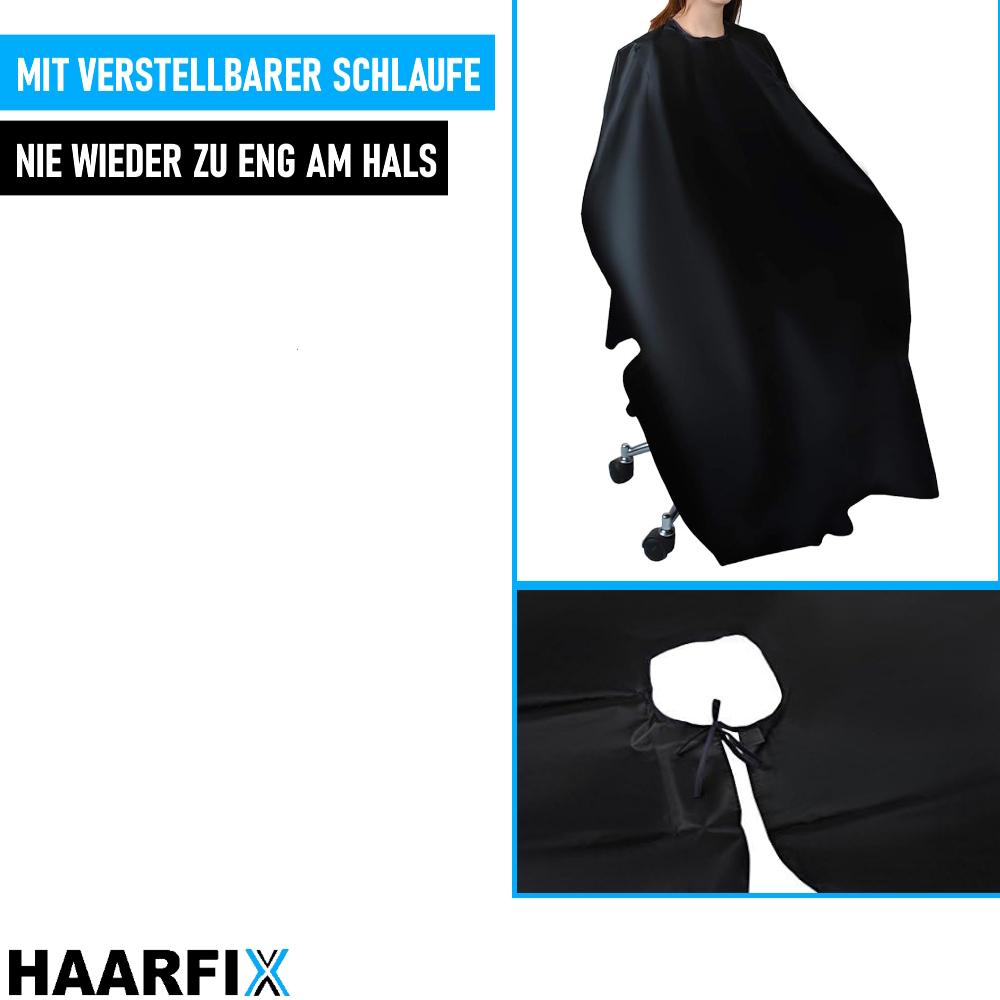 HAARFIX Friseurumhang Haarschneideumhang Frisörumhang Frisierumhang Friseur Cape