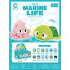 Creative Ocean World Animal Particle Building Blocks Toys Children's Toys Mini Animal Model Educational Toys Compatible Building