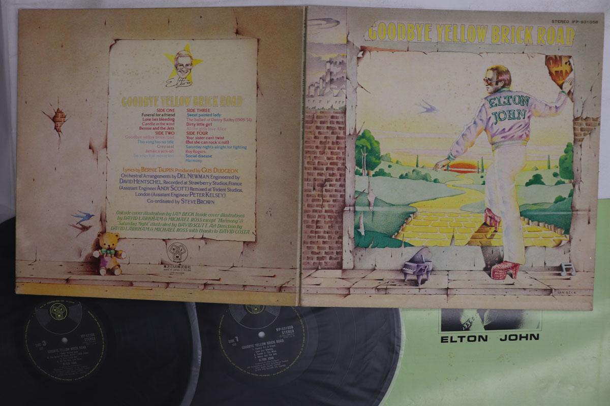 Виниловая пластинка ELTON JOHN Goodbye Yellow Brick Road IFP93105B DJM 1973 Япония Рок Б/у