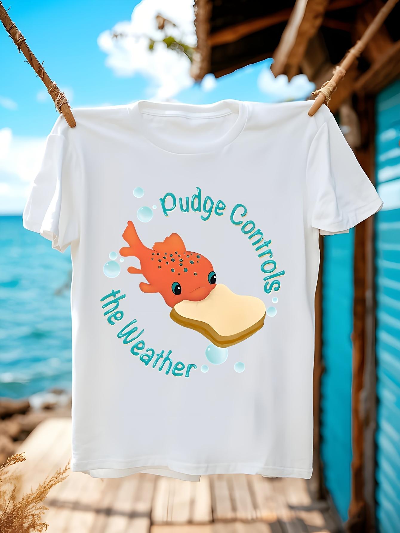 Funny Tshirt Funny Fishing Graphic Tshirt - Pudge Control... XXL