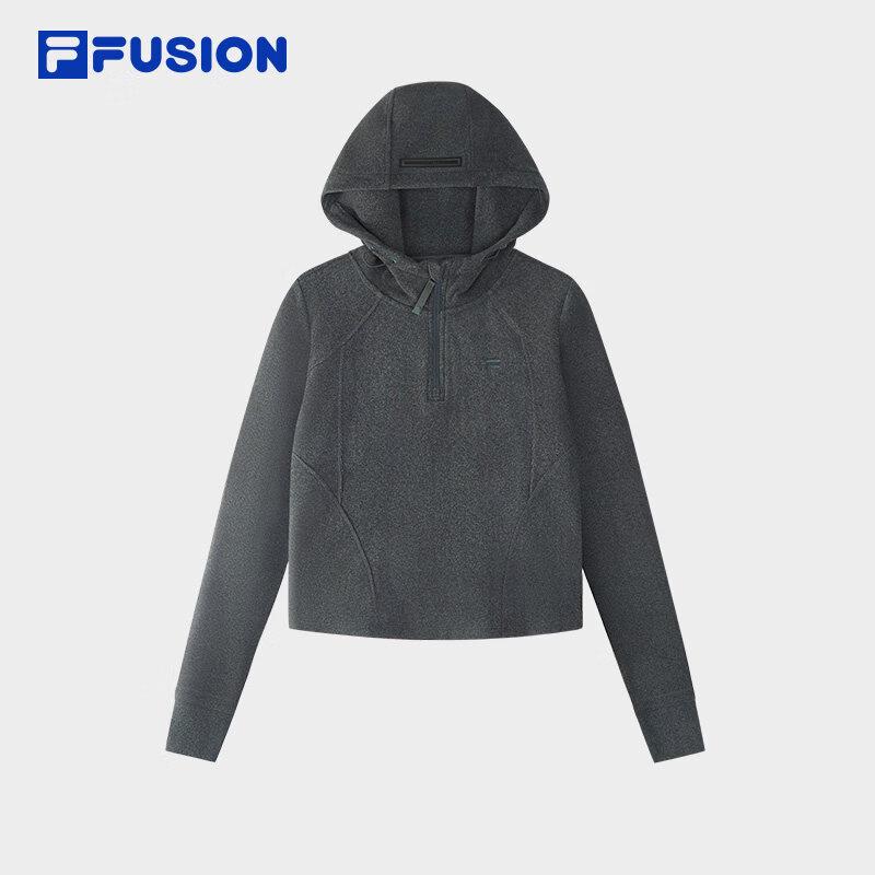 FILA FUSION Women s Hooded Knit Sweatshirt S