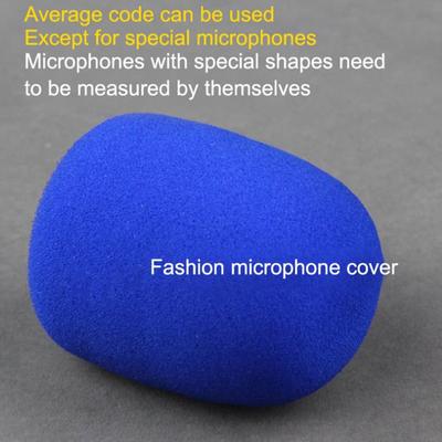 Microphone Anti-Roll Anti Skid Case With Microphone Sponge Cover Set Mic Protection Silicone Ring Bottom Rod Sleeve Holder