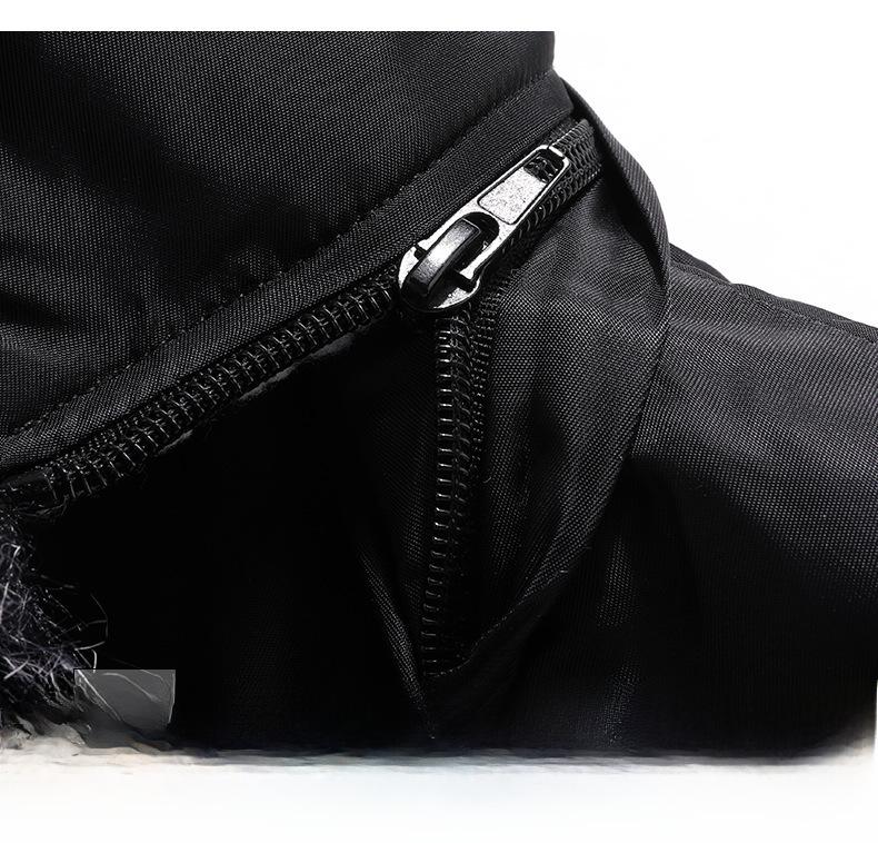 Men's Winter Hooded Cotton Coat with Faux Lambskin – Trendy European & American Casual Jacket