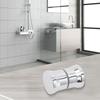 Handle Shower Door Knob Replacement Handle Shower Door Knob Bathroom Single Hole Handle Punching Size 8-12mm ABS Bathroom Parts