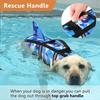 Camouflage Shark Dog Life Jacket Vest Summer Swimming Swimwear Pet Harness Collar Clothes for Dogs