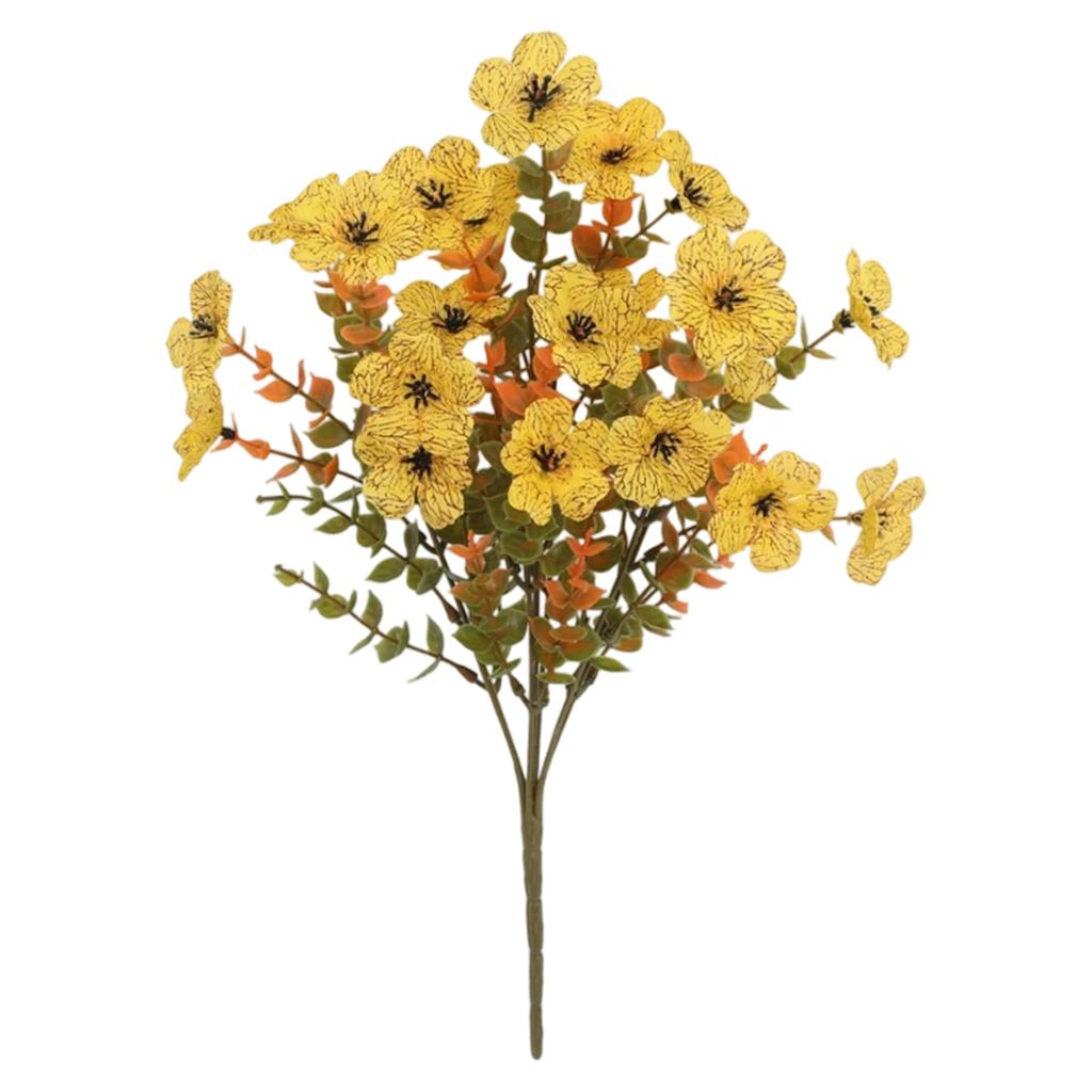Artificial Fall Flowers for Halloween Outdoor Decor - Realistic Maintenance Free