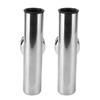 2pcs Stainless Steel Fishing Rod Holder for Tournament Style Clamp for 1‑1 4into 2in Rail Mount