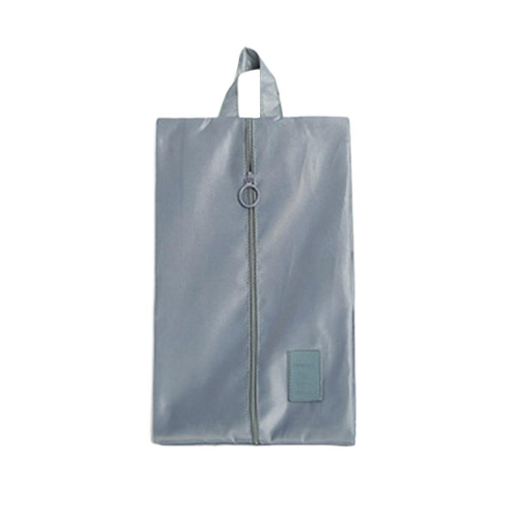 

Multicolor Shoes Storage Bag with Zipper Luggage Organizer Creative Handbag Travel Sport Outdoor серый