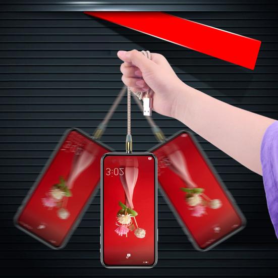 3A magnetisches USB-Kabel, schnelles Aufladen, Typ-C-Micro-USB-Rundkabel für Mobiltelefone