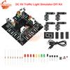 DC 5V Intelligent Traffic Light Simulator DIY Kit Delay Design Signal Light Electronics Welding Practice Fun Production Parts