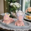 Cute Dinosaur Mousse Mold Pudding Silicone Mold Custard Mold Cake Mold Cartoon Dino Cake Decoration Baking Bakery Tool