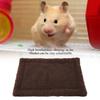 Hedgehog Guinea Pig Bed Mat Rectangular Plush Cushion Hamster House Nest Pet Supplies