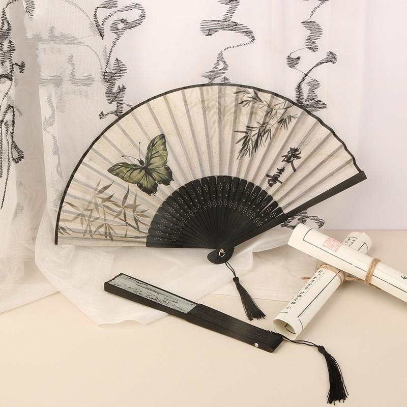 38cm Retro Aesthetic Folding Fan, Lightweight and Portable Capable of Handling Eastern Elegance
