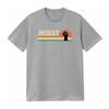 Retro Resist T Shirt Vintage Sunset Design With Fist Symbol Trendy Streetwear For Protest And Style Vintage Stretched