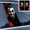 Zestaw 2 sztuk Joker Gotyckie Naklejki Samochodowe Słupek B DIY Pokrywa Środkowego Słupka Samochodu Dekoracja Rys Znakomitości Akcesoria Winylowe do Samochodu Naklejki