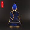 Blaue Farbe Harz Medizin/Apotheker Rulai Buddha Statue, Tibetische Keep Safe Lieferanten Home Putting Dekorationen Figuren 20cm