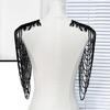 Pair Of Sequins Fringe Shoulder Patches For Party Attire Comfortable Long Wear Decorative Accent