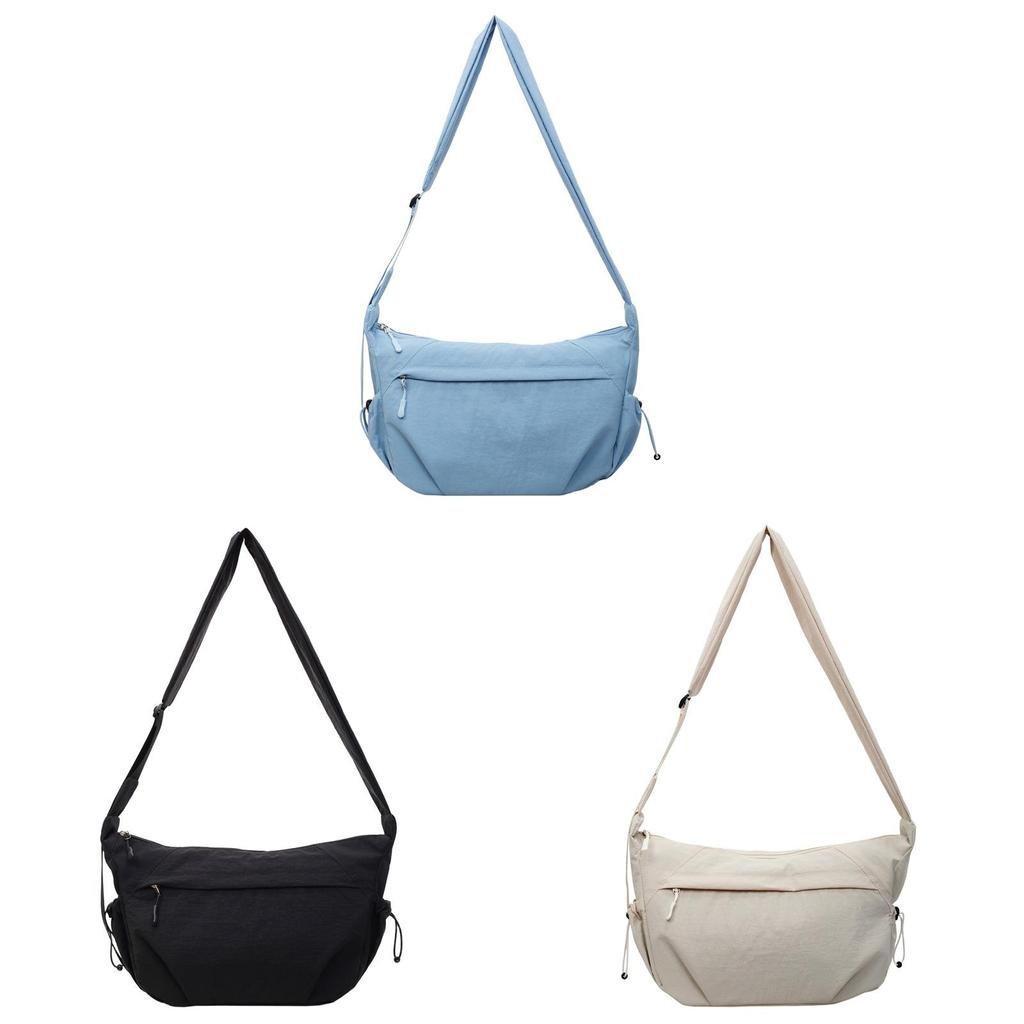 Simple Nylon Travel Shoulder Bag With Inner Phone Pocket For Womens Leisure