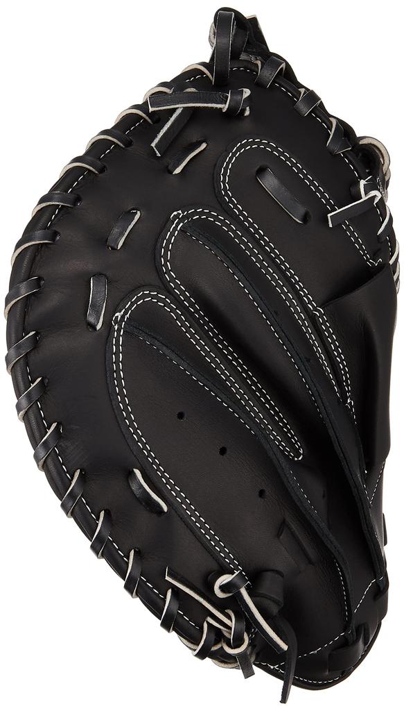 ZETT Winning Road Softball Black BRCB33312 Catcher's Mitt, Right-Handed Throw, (1900),