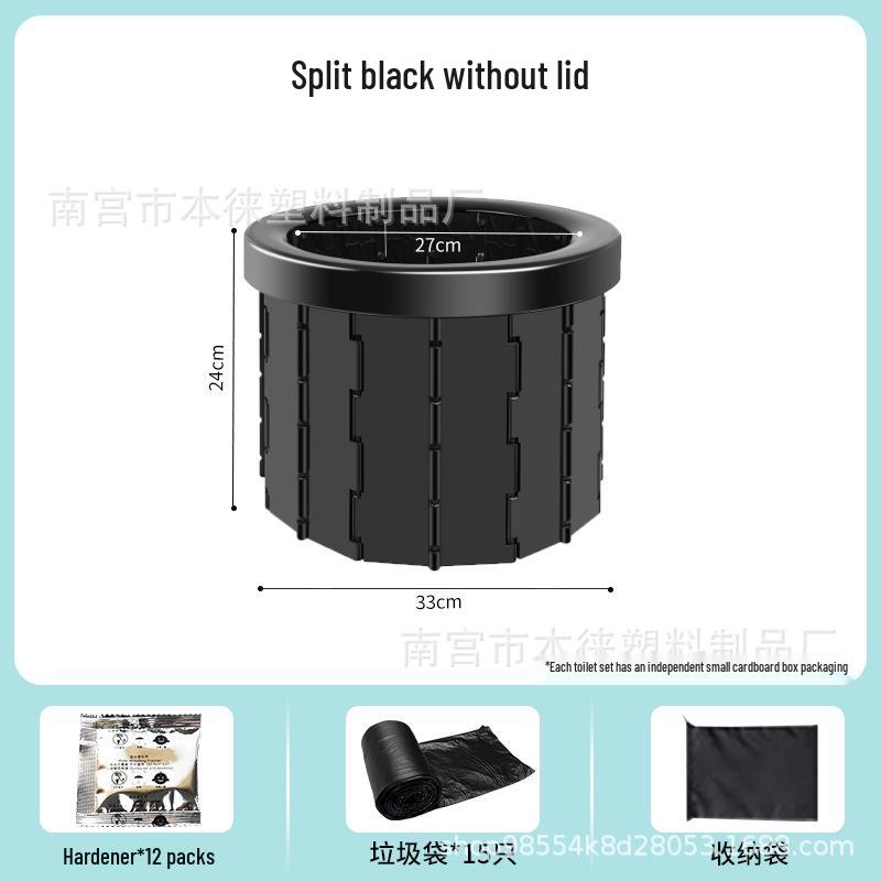 Toaletă Portabilă Pliabilă pentru Excursii în Aer Liber și cu Mașina – Ideală pentru Doamne și Adulți