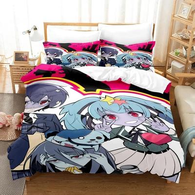 Anime Zombie Land Saga Bedding Set,Duvet Cover Comforter Bed Set Quilt Cover Pillowcase,King Queen Twin Size Boys Girls Adultse