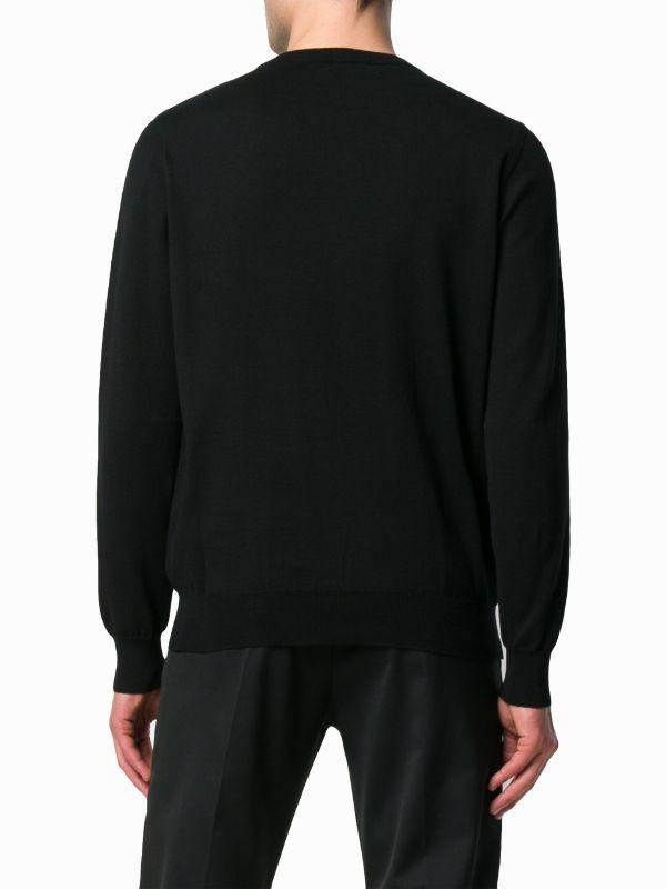 Love Moschino luksusowy męski sweter nero -45%%% - Rozmiar: L