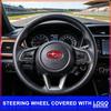 1Pcs ABS Car Steering Wheel Center Badge Emblem Sticker For Subaru Outback Impreza Forester Levorg XV STI Ascent Legacy