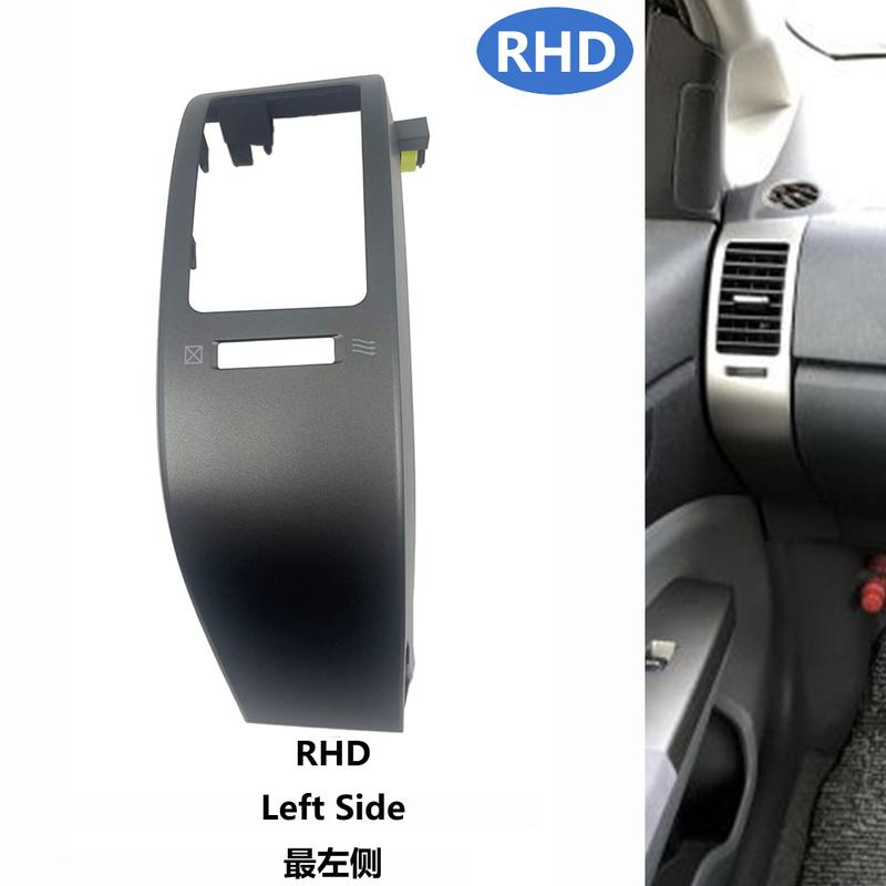 Ruili357 RHD Für Prius 2004-2009 Armaturenbrett Lüftungsdüsen Zierrahmen Für Prius 2004-2009 Klimaanlage Auslassblende Abdeckung Chrom